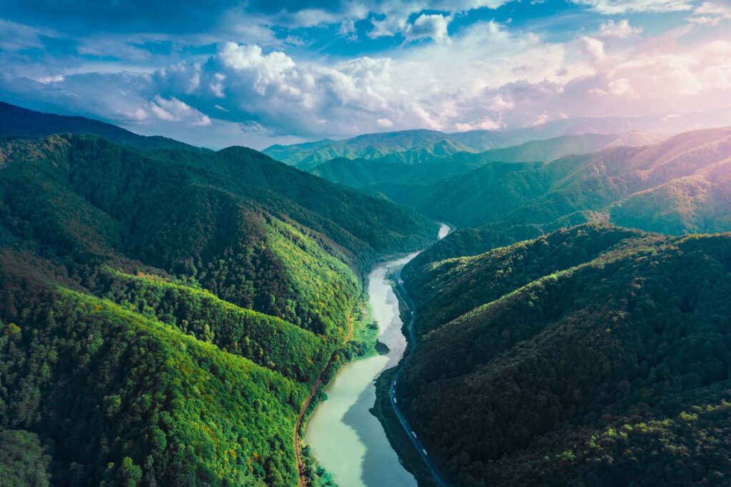 defileul oltului (apa albastra)